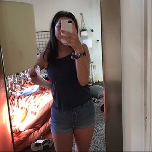 Navy tank top